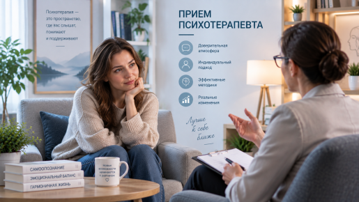 Прием психотерапевта
