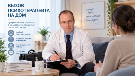 Вызов психотерапевта на дом